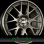 BBS CH-RII 9,5x22 5x108 ET37.00 radstern platinum matt - felgenbett schwarz matt