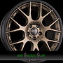 BBS CH-RII 9,5x20 5x112 ET25.00 radstern bronze matt - felgenbett schwarz mit afs