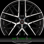  RFX-01 9x21 5x108 ET40.00 black matt polished