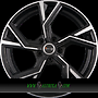  AF20 9x21 5x112 ET30.00 black polished