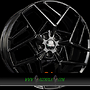  NORA 8x19 5x112 ET34.00 nero lucido - glossy black