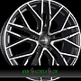 CARMANI CA 20 LUDWIG 8x18 5x108 ET45.00 black polish (bp)