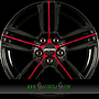 RONAL R57 7,5x19 5x108 ET45.00 mcr jetblack-red spoke