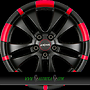 RONAL R59 7,5x18 5x100 ET35.00 jetblack-matt-red rim