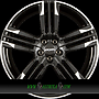 RONAL R58 8x20 5x112 ET50.00 mcr jetblack-white rim