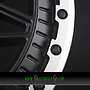 FONDMETAL BLUSTER 8,5x17 6x139,7 ET25.00 matt black machined lip