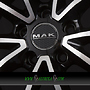 MAK DAVINCI 5x17 5x100 ET40.00 black mirror face