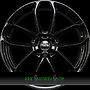  CAESAR 10x22 5x112 ET35.00 nero lucido - glossy black