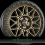 FONDMETAL BLUSTER 8x18 5x130 ET52.00 matt braun black lip