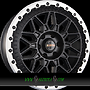 FONDMETAL BLUSTER 9x20 5x127 ET35.00 matt black machined lip