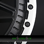 FONDMETAL BLUSTER 9x20 5x127 ET35.00 matt black machined lip
