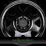 DOTZ DAKAR HD 7x17 6x120 ET44.00 black (stahlfelge) - schwarz matt