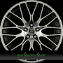  FINA 8,5x19 5x114,3 ET40.00 nero machined - schwarz matt frontpoliert