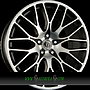  FINA 8,5x19 5x114,3 ET40.00 nero machined - schwarz matt frontpoliert
