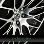 FINA 8,5x19 5x114,3 ET40.00 nero machined - schwarz matt frontpoliert