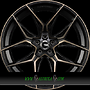  GT9 FLOWFORGED 8x19 5x114,3 ET42.00 schwarz matt poliert - shadow edition