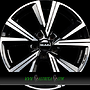 MAK QVARZ 7x18 5x112 ET45.00 black mirror face