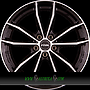 RIAL X12 8,5x19 5x112 ET26.00 diamant-schwarz frontpoliert