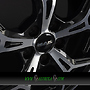 MAK EPICA 8x19 5x108 ET42.00 black mirror face