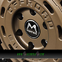 MOTEC R-CROSS (MOF1) 8x17 5x120 ET38.00 matt bronze ring matt schwarz