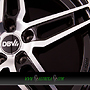 DBV 5DS 005 7x17 5x105 ET38.00 schwarz glänzend front poliert