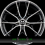 MOTEC BLAZE (MCR7) 8,5x19 5x112 ET30.00 schwarz matt poliert