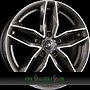  WOLFBURG 8x18 5x112 ET35.00 gun metal machined face