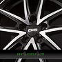 CMS C30 7,5x18 5x108 ET49.00 db diamant schwarz glanz