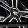  CARVER 6x15 4x100 ET35.00 noir brillant face polie - bright black machined
