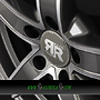  ARTIC EVO 7x17 4x100 ET37.00 gris face polie - gun machined face