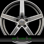  ARTIC EVO 7x17 5x112 ET47.00 gris face polie - gun machined face