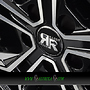  CARVER 7,5x18 5x108 ET40.00 noir brillant face polie - bright black machined