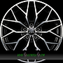  MYGAL 8x18 5x108 ET40.00 noir brillant face polie - bright black machined