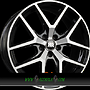  ELEMENT 8x19 5x112 ET35.00 noir brillant face polie - bright black machined