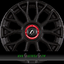  DM10 8x18 5x108 ET45.00 black red ring