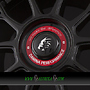  DM10 8x18 5x108 ET45.00 black red ring