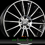  STUTTGART 8x18 5x112 ET35.00 noir brillant face polie - bright black machined