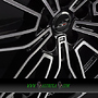  WELT LIGHT 8x19 5x112 ET30.00 noir brillant face polie - bright black machined