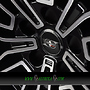  WELT LIGHT 9x19 5x112 ET40.00 noir brillant face polie - bright black machined