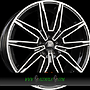  WELT LIGHT 9x19 5x112 ET40.00 noir brillant face polie - bright black machined