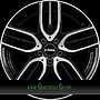 RIAL M14 9x18 5x112 ET66.00 diamant-schwarz frontpoliert