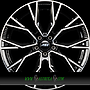 AEZ TORONTO 8,5x18 5x112 ET40.00 dark - schwarz glänzend frontpoliert