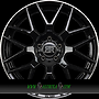  DRIFTER 7,5x17 5x112 ET45.00 noir brillant bord polie-bright black lip machined