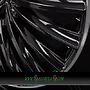  VECTOR 8x19 5x112 ET38.00 noir brillant bord polie-bright black lip machined