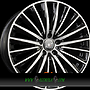  VECTOR 8x19 5x112 ET38.00 noir brillant face polie - bright black machined