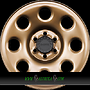 DOTZ OUTLAND 8x18 6x130 ET45.00 bronze (stahlfelge) - bronze matt