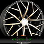  SSF-1 8,5x19 5x112 ET45.00 black glossy gold front (bggf)