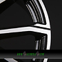 MAK DAVINCI 7x18 4x100 ET43.00 black mirror face