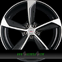 BORBET S 9x20 5x114,3 ET45.00 black polished glossy