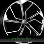  AC-522 8x18 5x120 ET49.50 black polished